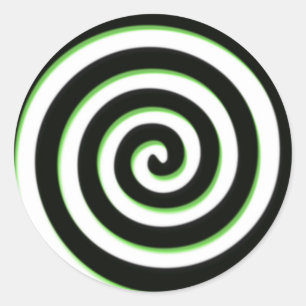 Sticker Rond Spiral