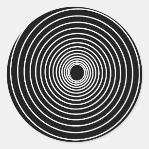 Sticker Rond Spiral