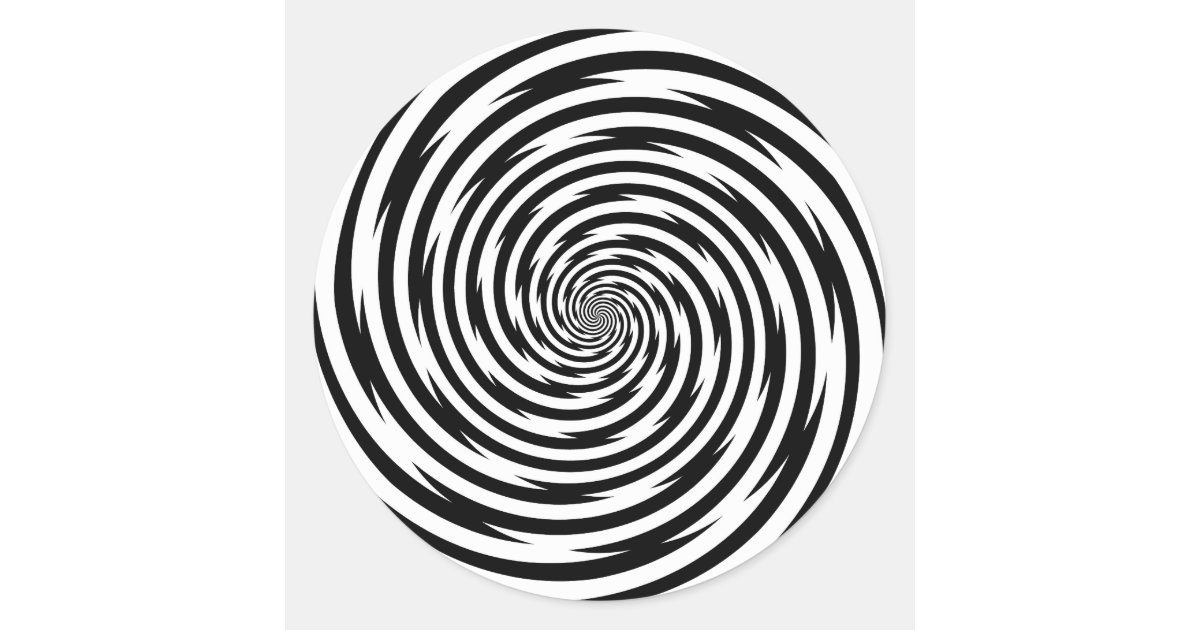  Sticker  Rond Spirale d hypnose  Zazzle fr