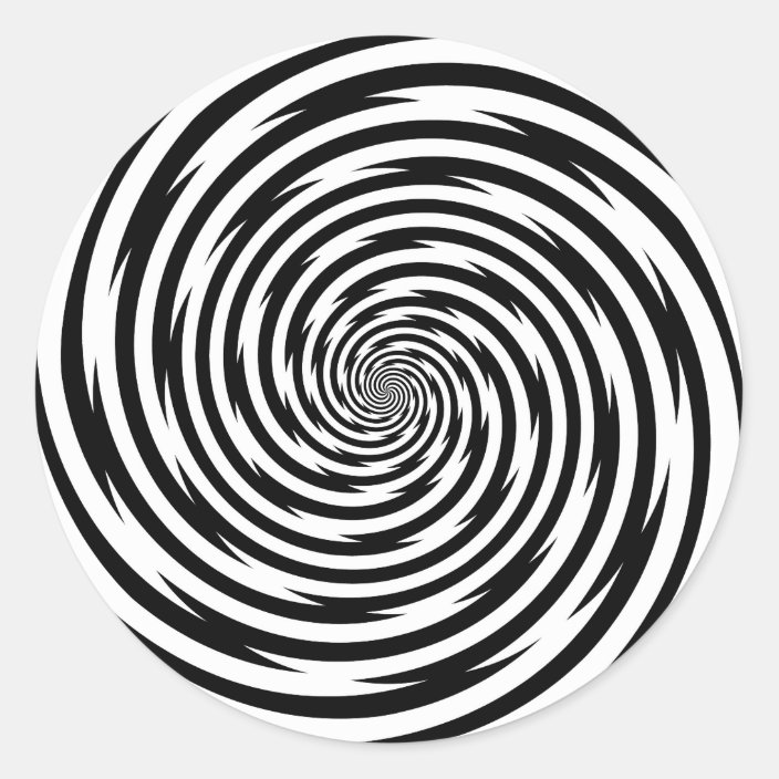  Sticker  Rond Spirale d hypnose  Zazzle fr