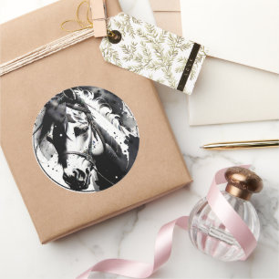 Sticker Rond Spirit Pony 11