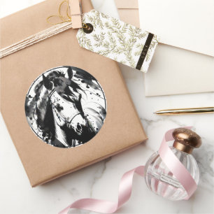 Sticker Rond Spirit Pony 7