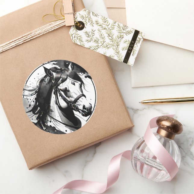 Sticker Rond Spirit Pony 9 (Cadeaux)