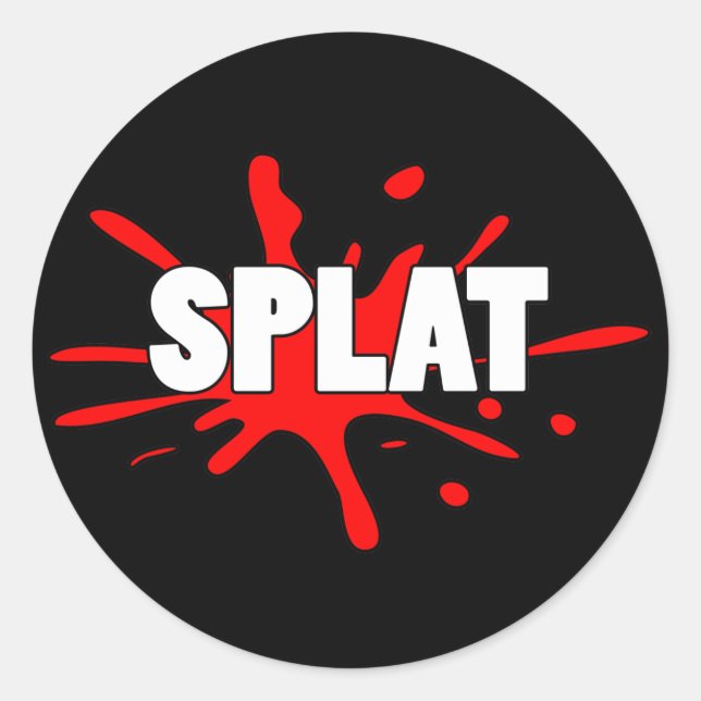 Sticker Rond Splat (Devant)