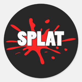 Sticker Rond Splat
