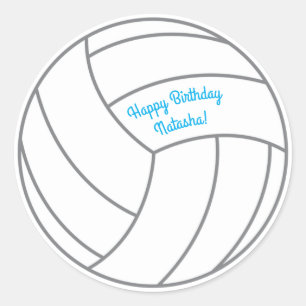 Sticker Rond Sport de la partie Anniversaire de enfant de volle