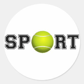 Sticker Rond Sport (Tennis)