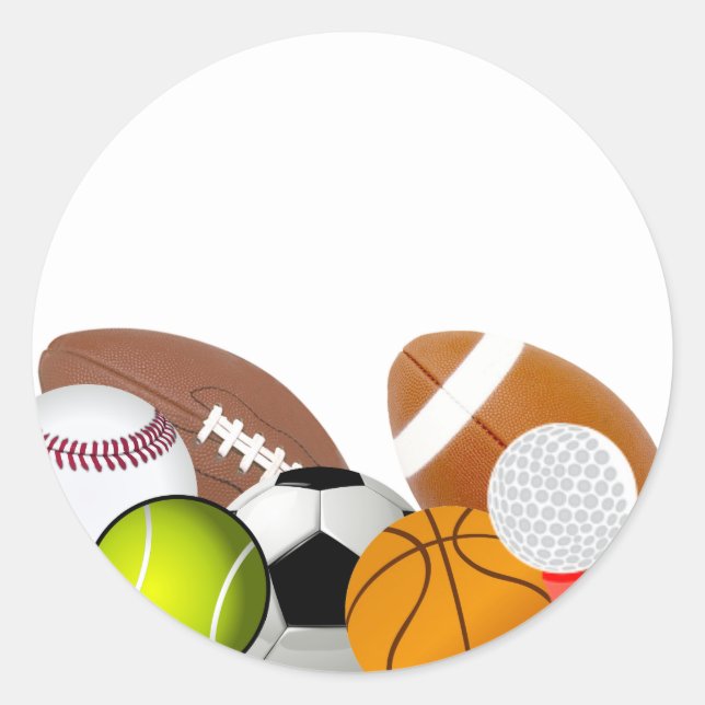 Sticker Rond Sports (Devant)
