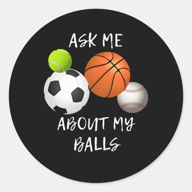 Sticker Rond Sports (Devant)