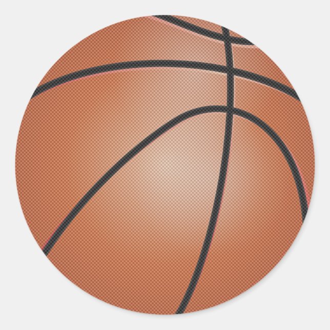 Sticker Rond Sports de basket (Devant)