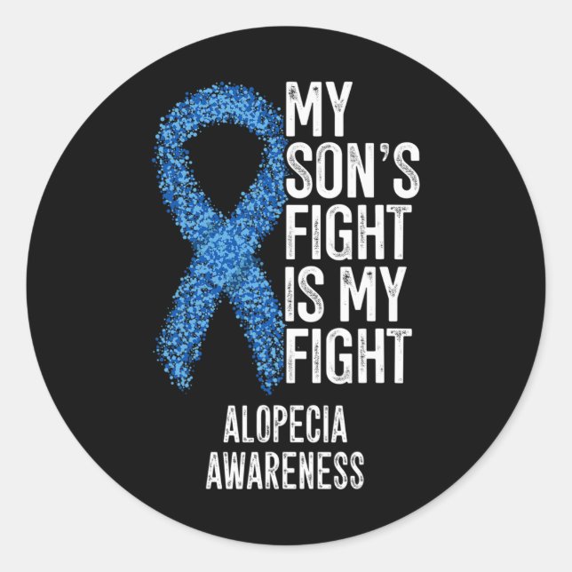 Sticker Rond Spot Baliness Le combat de mon fils est mon combat (Devant)