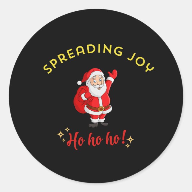 Sticker Rond Spreading Joy (Devant)