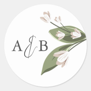 Sticker rond Sprigs