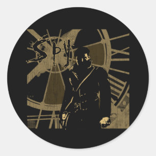 Sticker Rond Spy