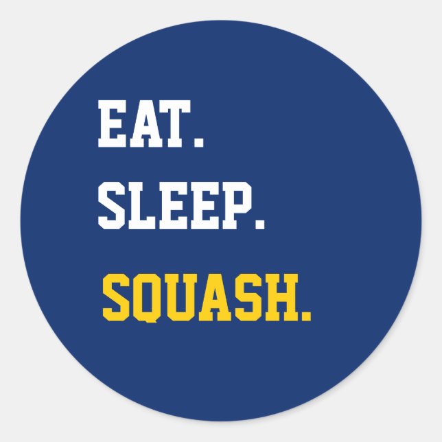 Sticker Rond Squash (Devant)