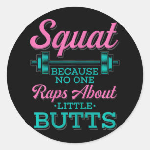 Sticker Rond Squat Parce Que Personne Ne Viole À Propos Des Pet