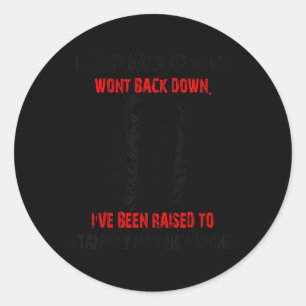 Sticker Rond Squelette Je Ne Vais Pas Sauvegarder & ; Ne Rec