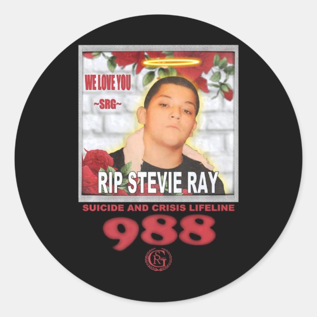 Sticker Rond Srg 988  (Devant)