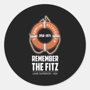 Sticker Rond Ss Edmund Fitzgerald Lake Supérieur Iron Ore