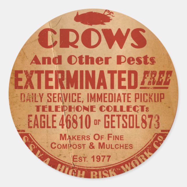 Sticker Rond SSVA High Risk Work Co (Devant)