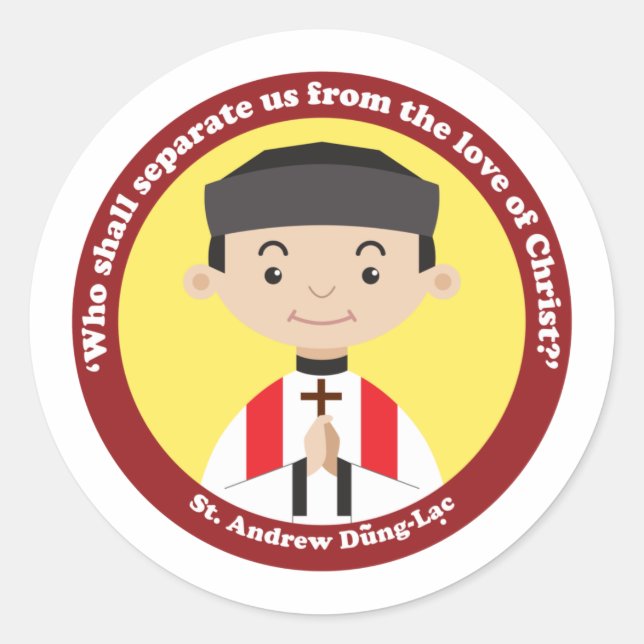 Sticker Rond St. Andrew Dung Lac (Devant)