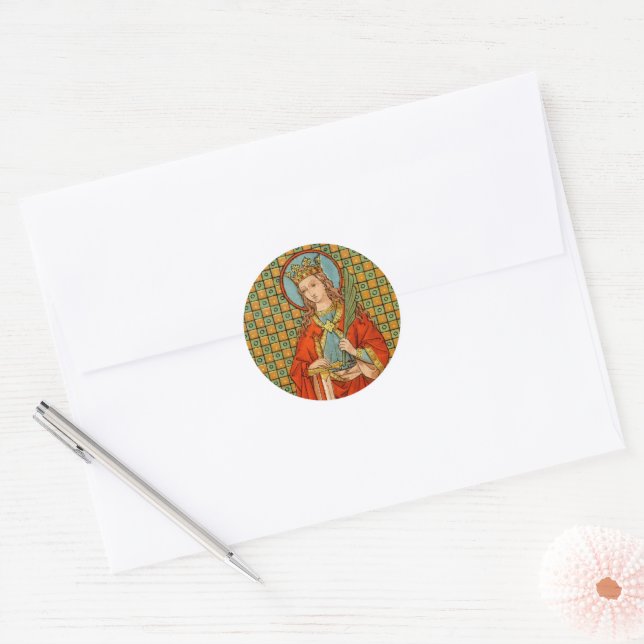 Sticker Rond St. Barbara (JP 01) (Enveloppe)