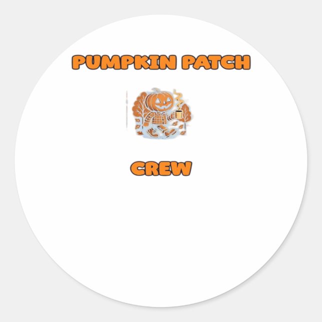Sticker Rond St. Bernard Halloween Thanksgiving Christmas Class (Devant)