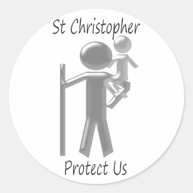 Sticker Rond St Christopher (Devant)