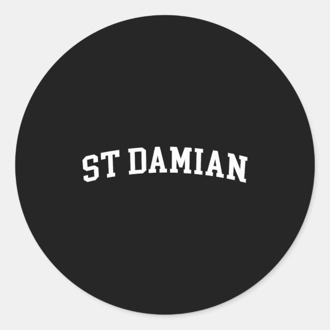 Sticker Rond St Damian  (Devant)