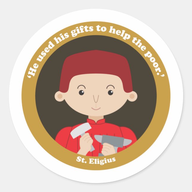 Sticker Rond St. Eligius (Devant)