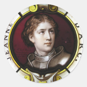 Sticker Rond St Jeanne d'Arc