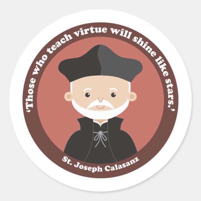 Sticker Rond St. Joseph Calasanz (Devant)