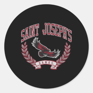 Sticker Rond St Joseph'S Hawks Victory Grey