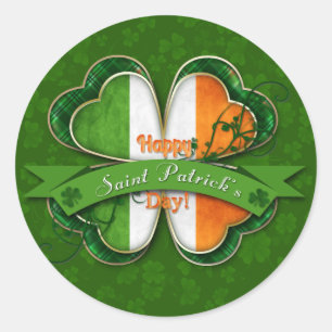 Sticker Rond St. Patrick's Day - Bonne St. Patrick's Day