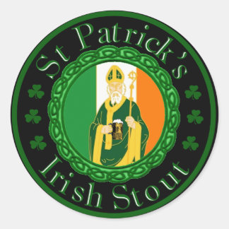 Sticker Rond St. Patrick's Irish Stout