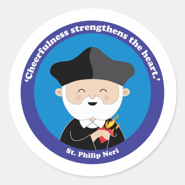Sticker Rond St Philip Neri (Devant)