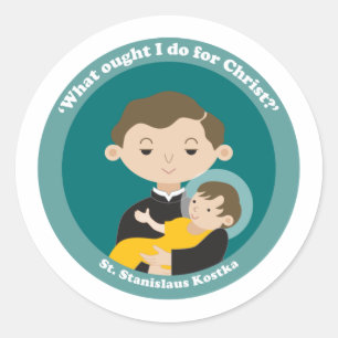 Sticker Rond St. Stanislaus Kostka