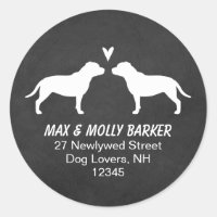 Staffordshire Bull Terriers Love Adresse de retour