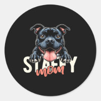 Staffy Mom Staffordshire Bull Terrier Chien Tattoo
