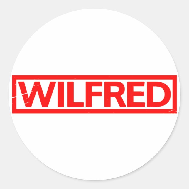Sticker Rond Stamp Wilfred (Devant)
