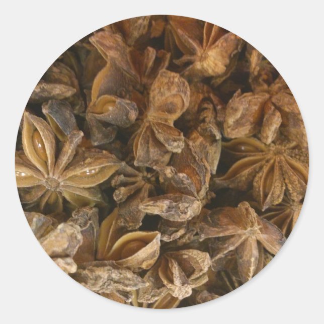 Sticker Rond Star Anise (Devant)