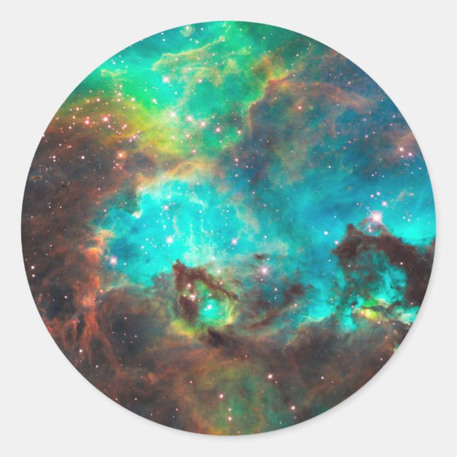 Sticker Rond Star Cluster NGC 2074 (Devant)