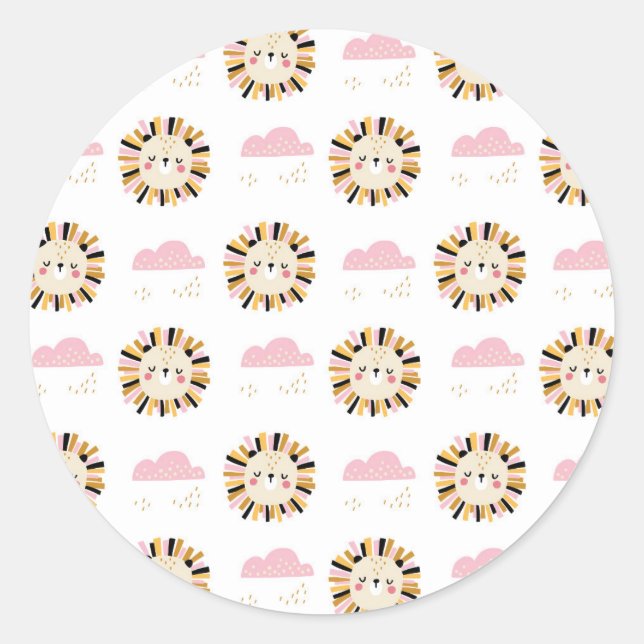 Sticker Rond Star Of Bethlehem Flower (Devant)
