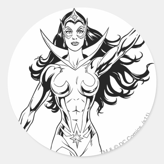 Sticker Rond Star Sapphire 6 (Devant)