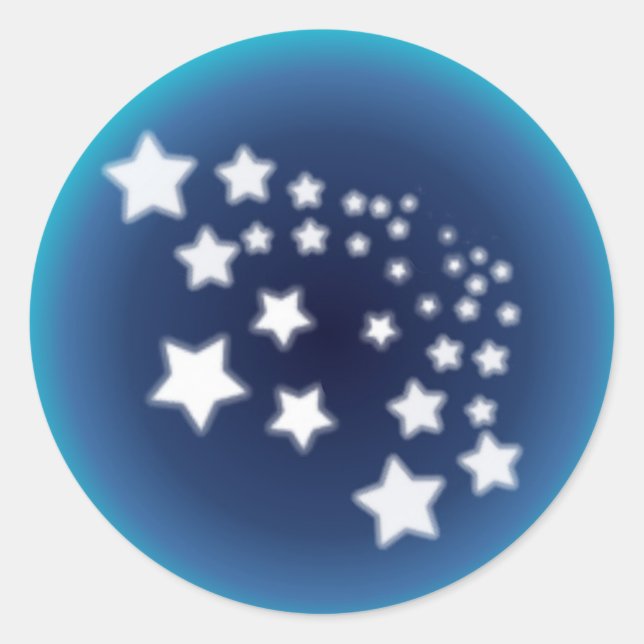 Sticker Rond Star Spatter (Devant)