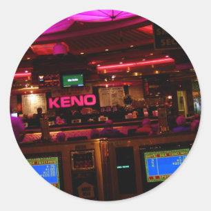 Sticker Rond Stardust Las Vegas Keno lounge