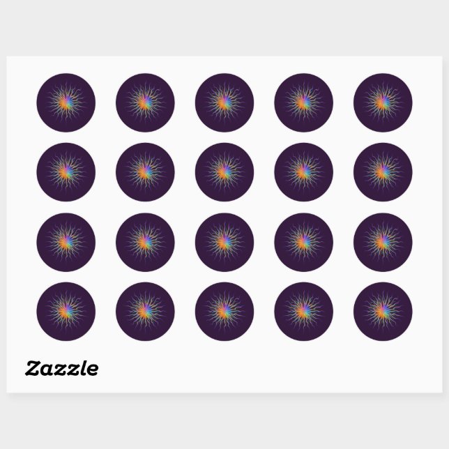 Sticker Rond Stareye (Feuille)