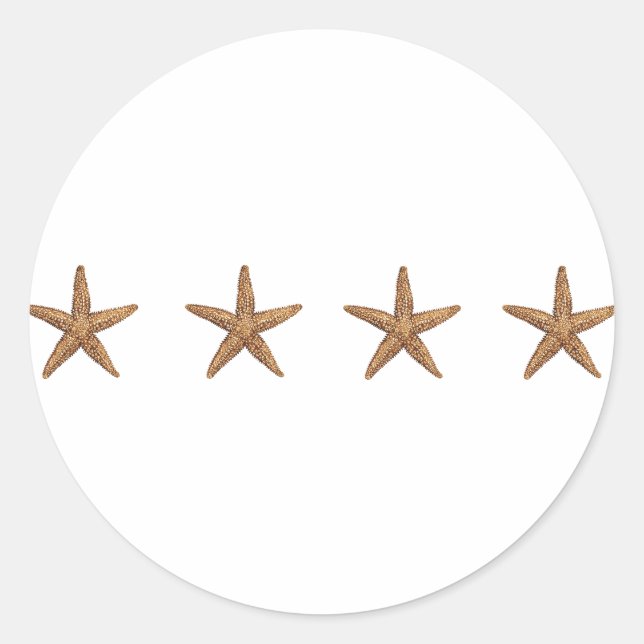 Sticker Rond Starfish - Northern Sea Star (Devant)