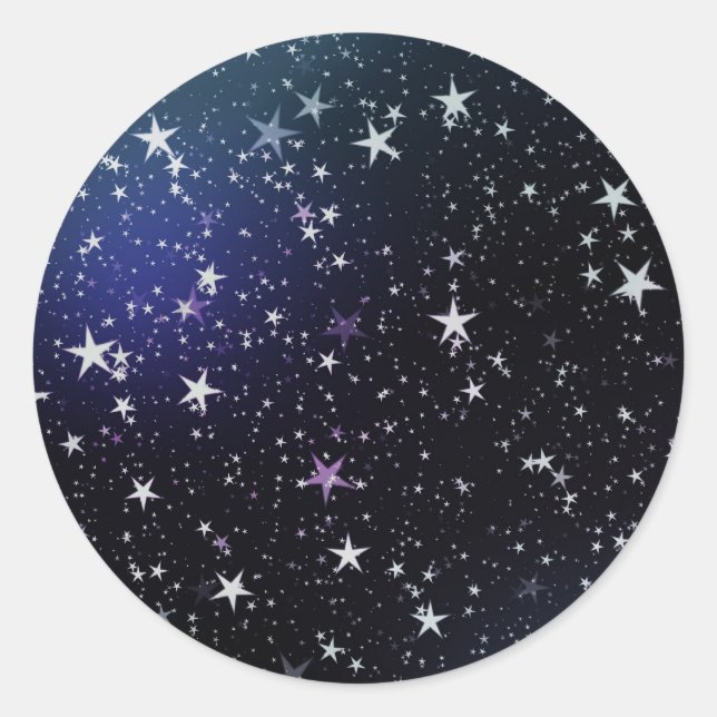 Sticker Rond Starry Sky (Devant)