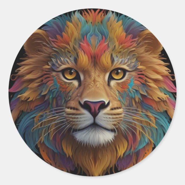 Sticker Rond Stars & Stripes Swag : La collection Porte - clé (Devant)